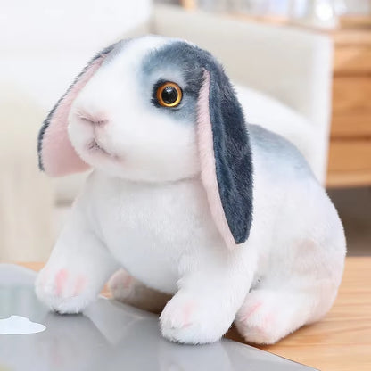 Huge Mini Simulated Animal Dog Rabbit Toys Cute Animal Soft Simulation Doll Easter Birthday Gift Kids Toy Bedroom Decor