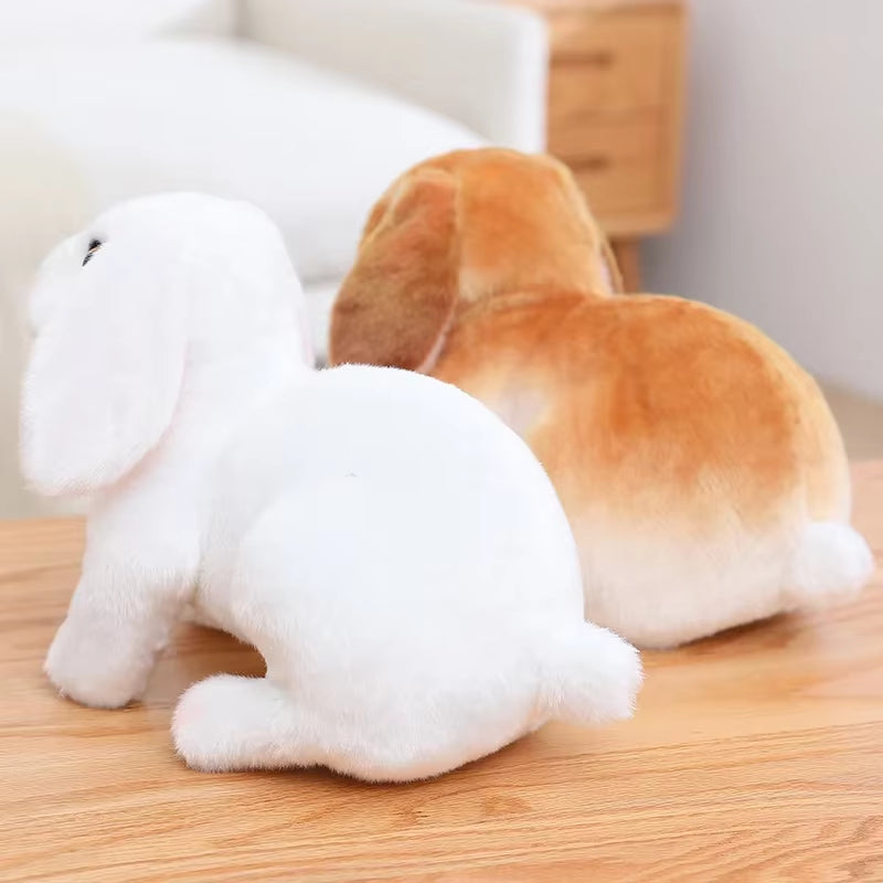 Huge Mini Simulated Animal Dog Rabbit Toys Cute Animal Soft Simulation Doll Easter Birthday Gift Kids Toy Bedroom Decor