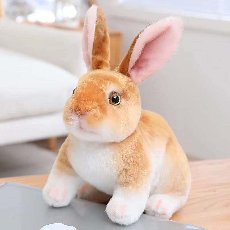 Huge Mini Simulated Animal Dog Rabbit Toys Cute Animal Soft Simulation Doll Easter Birthday Gift Kids Toy Bedroom Decor