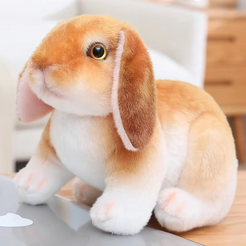 Huge Mini Simulated Animal Dog Rabbit Toys Cute Animal Soft Simulation Doll Easter Birthday Gift Kids Toy Bedroom Decor