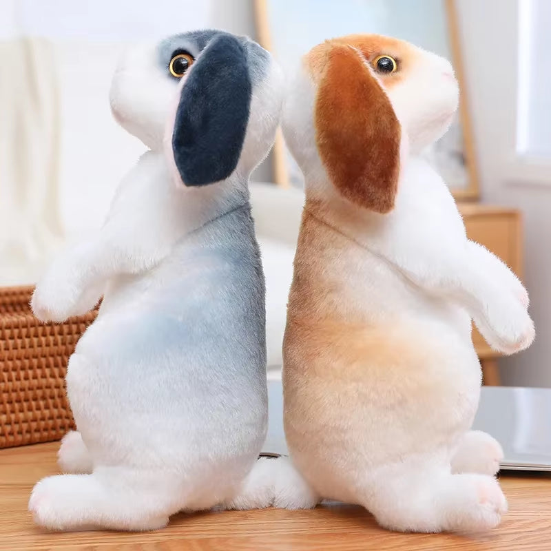 Huge Mini Simulated Animal Dog Rabbit Toys Cute Animal Soft Simulation Doll Easter Birthday Gift Kids Toy Bedroom Decor