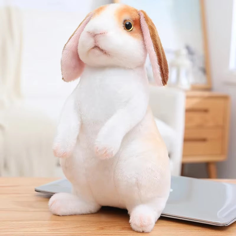 Huge Mini Simulated Animal Dog Rabbit Toys Cute Animal Soft Simulation Doll Easter Birthday Gift Kids Toy Bedroom Decor