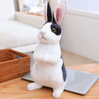 Huge Mini Simulated Animal Dog Rabbit Toys Cute Animal Soft Simulation Doll Easter Birthday Gift Kids Toy Bedroom Decor