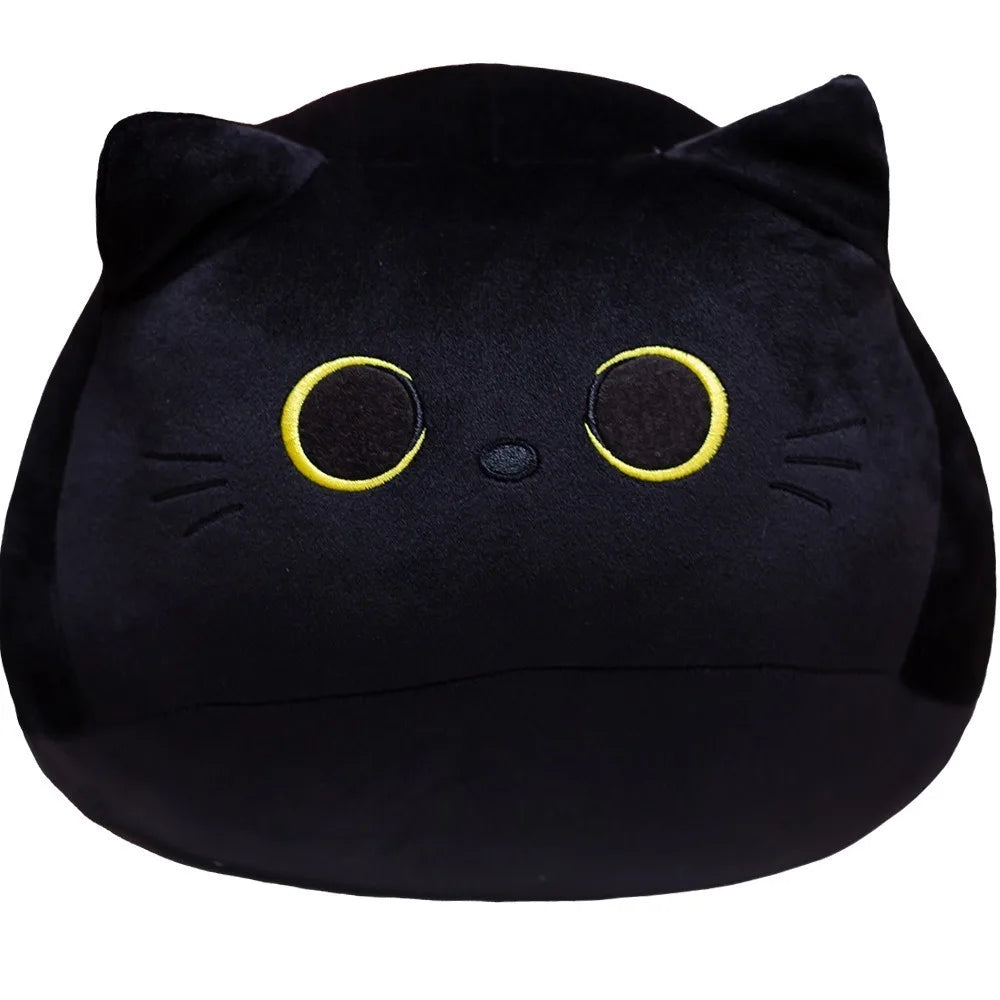 10/30CM Cat Doll Small Pendant Cuddly Pillow Cushion Ins Black Cat Plush Toy Doll for Girl Gift Plushie Stuffed Toys