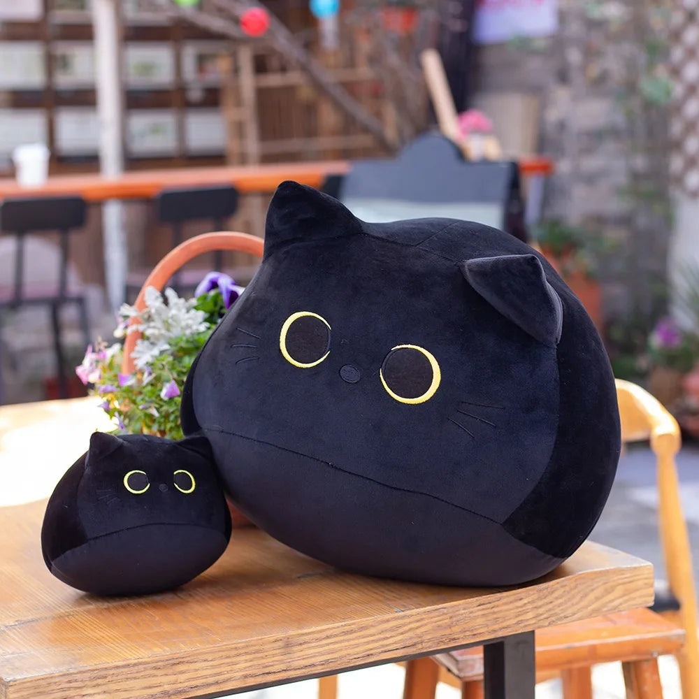 10/30CM Cat Doll Small Pendant Cuddly Pillow Cushion Ins Black Cat Plush Toy Doll for Girl Gift Plushie Stuffed Toys