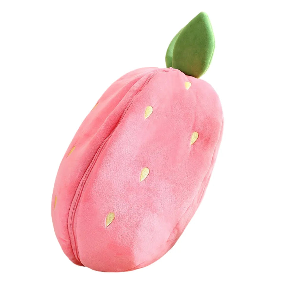 Coussin sac fraise