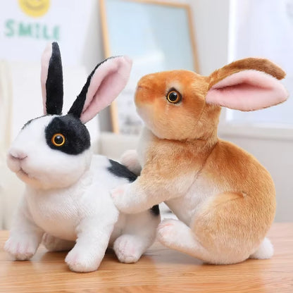 Huge Mini Simulated Animal Dog Rabbit Toys Cute Animal Soft Simulation Doll Easter Birthday Gift Kids Toy Bedroom Decor