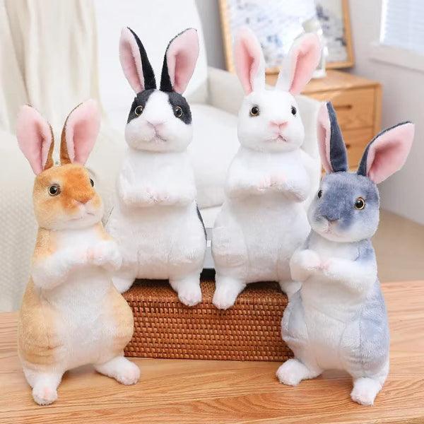 Huge Mini Simulated Animal Dog Rabbit Toys Cute Animal Soft Simulation Doll Easter Birthday Gift Kids Toy Bedroom Decor